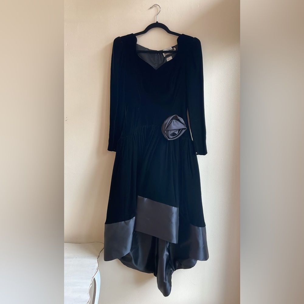 Stunning Vintage Morton Myles for Neiman Marcus Black Dress